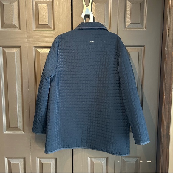 Gallery Navy Blue Quilted Utility Jacket - Picture 5 of 11